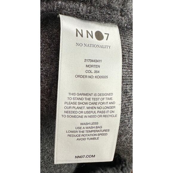 NN07 No Nationality Morten Sherpa Men's Size XXL Wool Fleece Jacket Dark Army - Picture 7 of 10